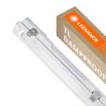 Ledvance LED Waterdichte Montagebalk Vochtbestendig Behuizing Performance | Geschikt Voor 1x60cm LED Buis