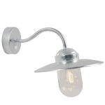 Nordlux Luxembourg Wandlamp Staal en Glas Grijs | IP54 - Geschikt voor E27