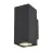 SLV Enola Up/Down Wandlamp Aluminium Grijs Vierkant 20W 1900lm - 940 Koel Wit | Buitenverlichting - IP65 - Beste Kleurweergave