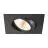 SLV New Tria 68 Spot Aluminium Zwart Vierkant 8.3W 705lm 38D - 927 Zeer Warm Wit | Zaagmaat 68mm - Beste Kleurweergave - Dimbaar 
