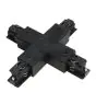 3 Fase X-connector Kruisstuk V – Zwart