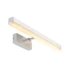 Nordlux Otis 60 Wandlamp Aluminium Chroom - Buitenverlichting - 17W 1650lm - 930 Warm Wit | IP44 - Beste Kleurweergave  - 3-Staps Dimbaar