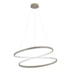 Eglo Pendelarmatuur Ruotale Staal Zanderig 42W 5000lm - 830 Warm Wit